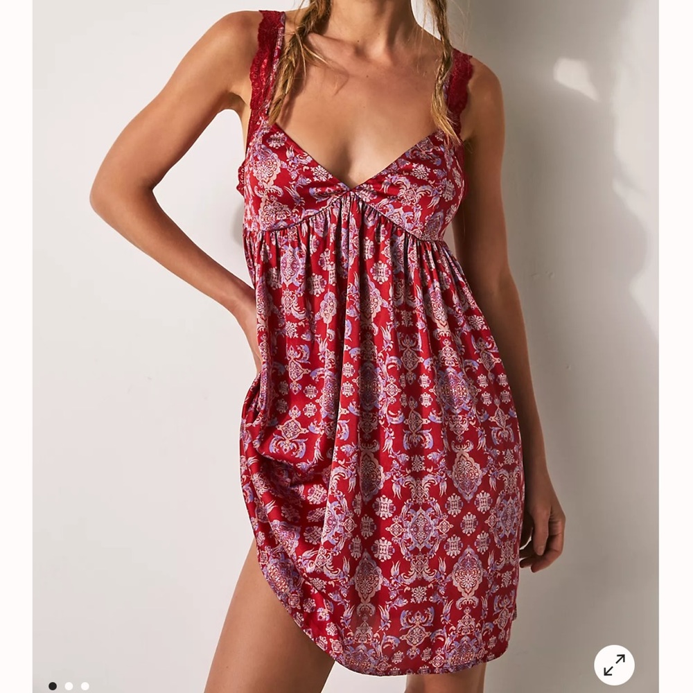 free people Misty Mornings Trapeze Slip